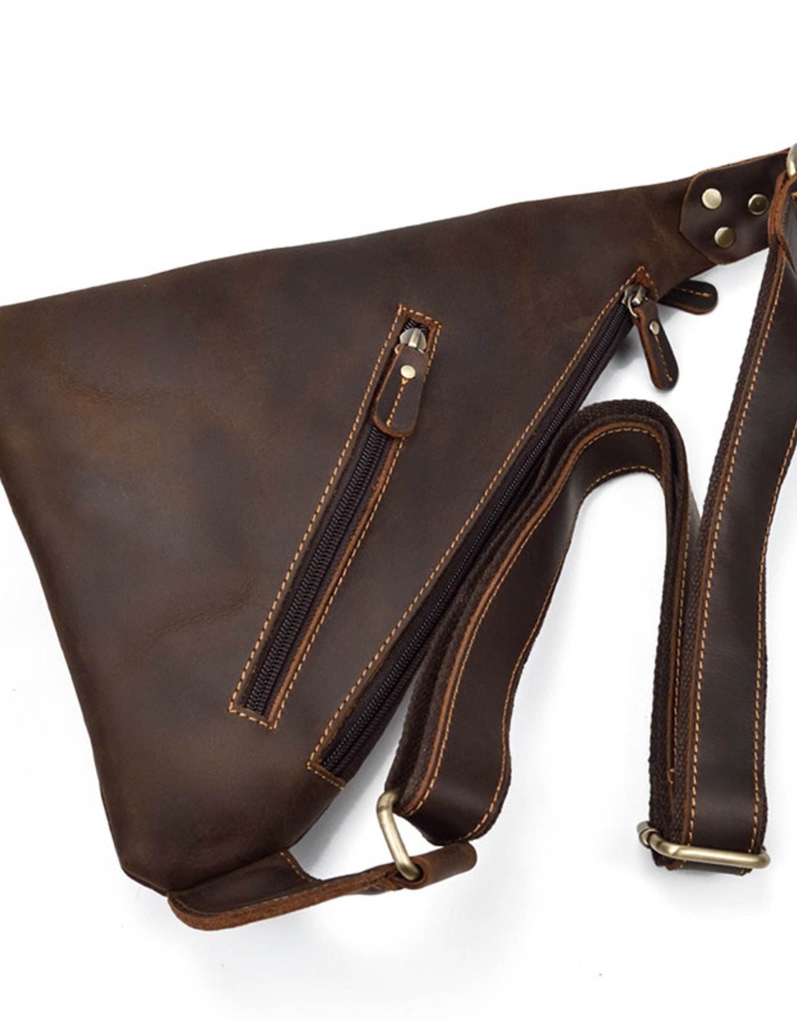 Sabastian Chest Strap Bag Genuine Leather