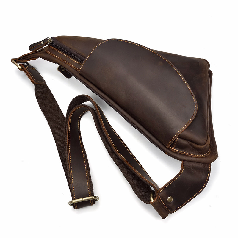 Sabastian Chest Strap Bag Genuine Leather