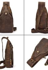 Mateo Chest Strap Bag Genuine Leather