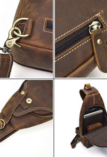 Mateo Chest Strap Bag Genuine Leather