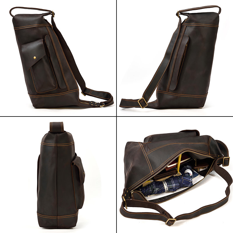 Jack Chest Strap Bag Genuine Leather