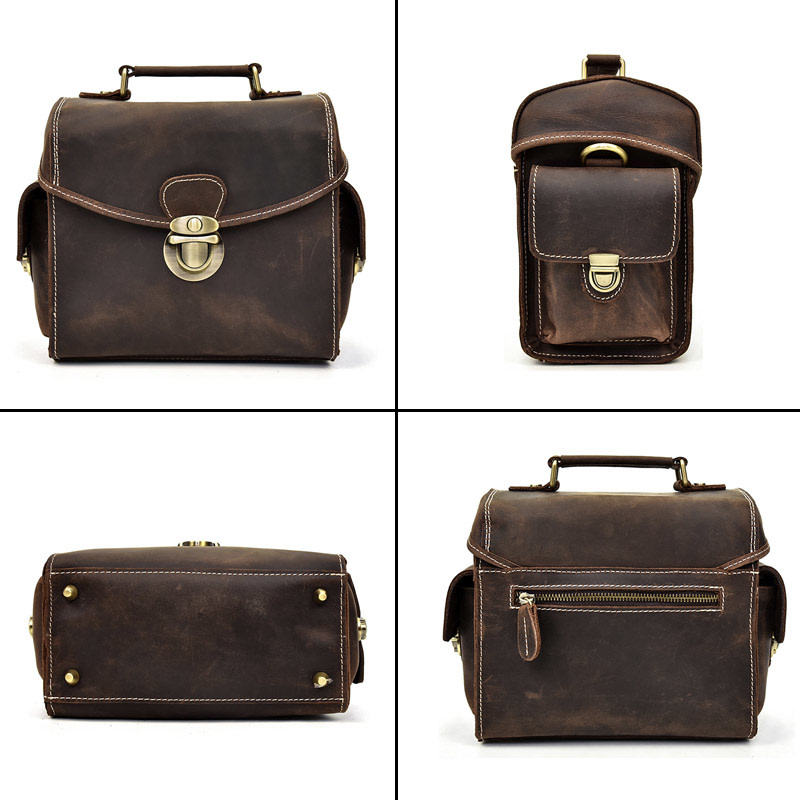 Owen Camera shoulder Strap  Bag Genuine Leather
