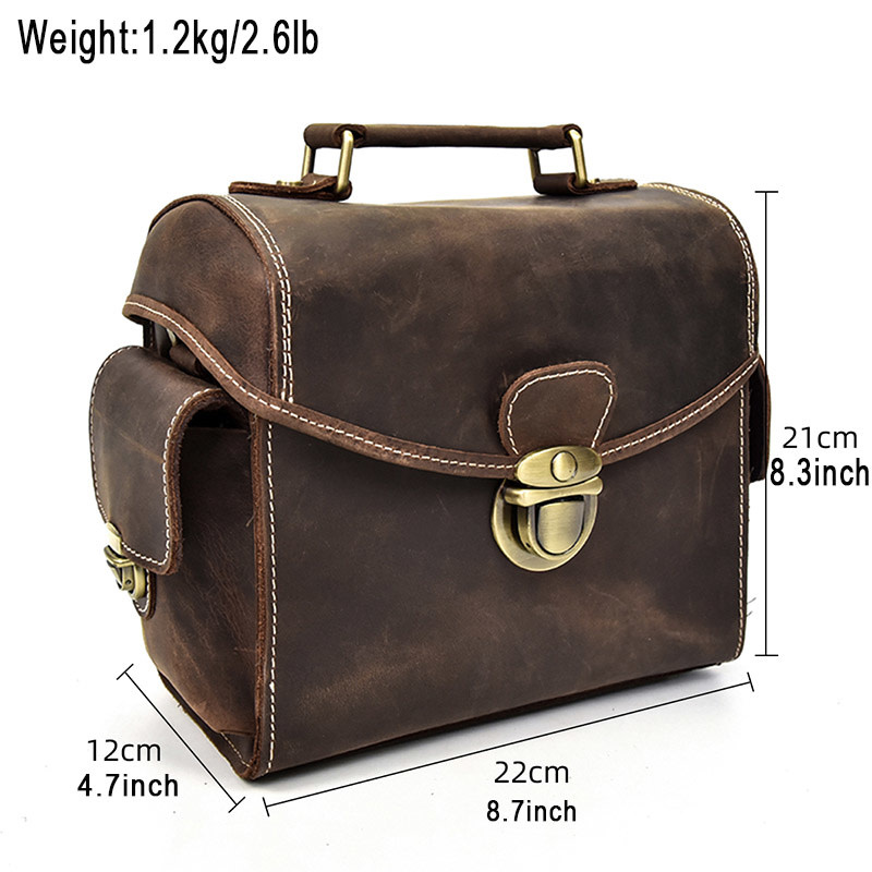 Owen Camera shoulder Strap  Bag Genuine Leather