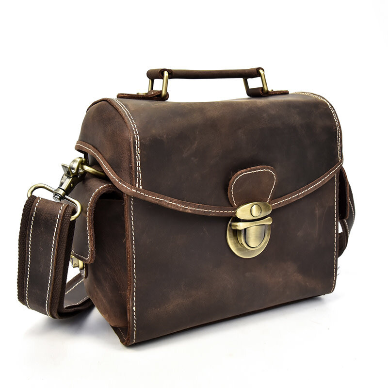 Owen Camera shoulder Strap  Bag Genuine Leather
