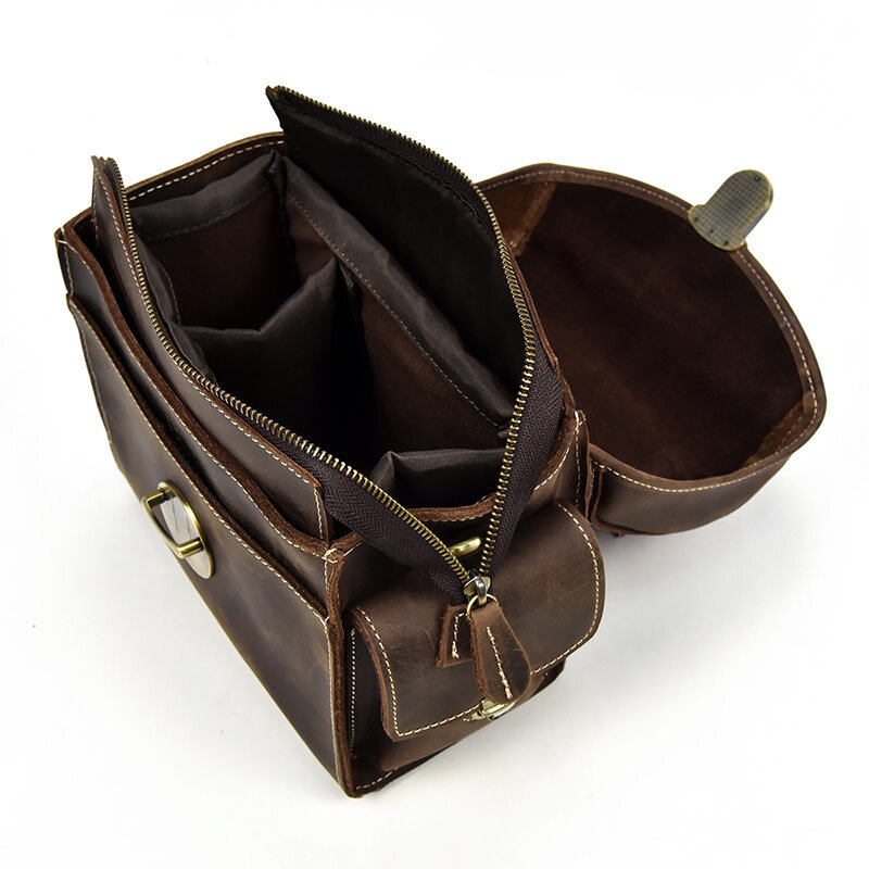 Owen Camera shoulder Strap  Bag Genuine Leather