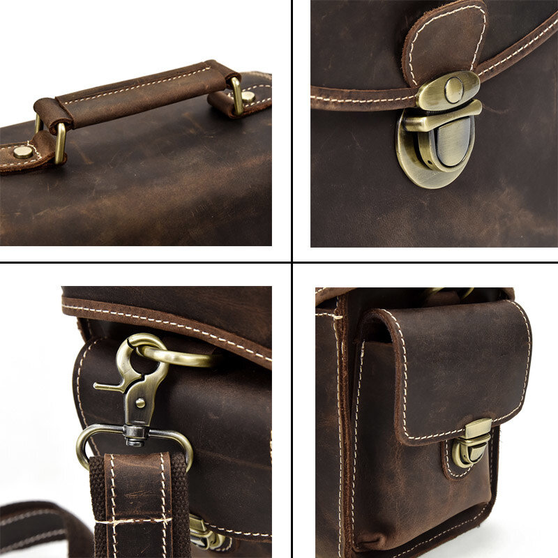 Owen Camera shoulder Strap  Bag Genuine Leather