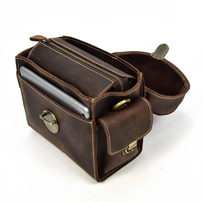 Owen Camera shoulder Strap  Bag Genuine Leather