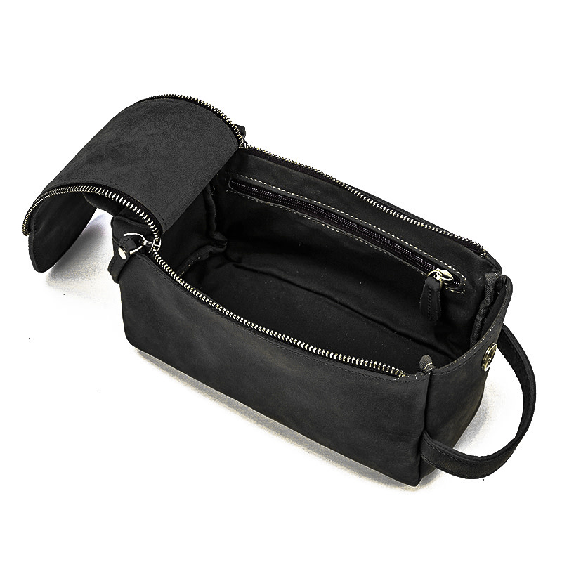 Theodore Cosmetic Toilery Bag Genuine Leather