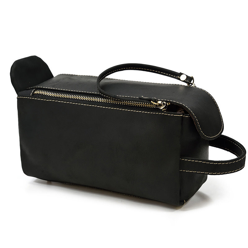 Theodore Cosmetic Toilery Bag Genuine Leather