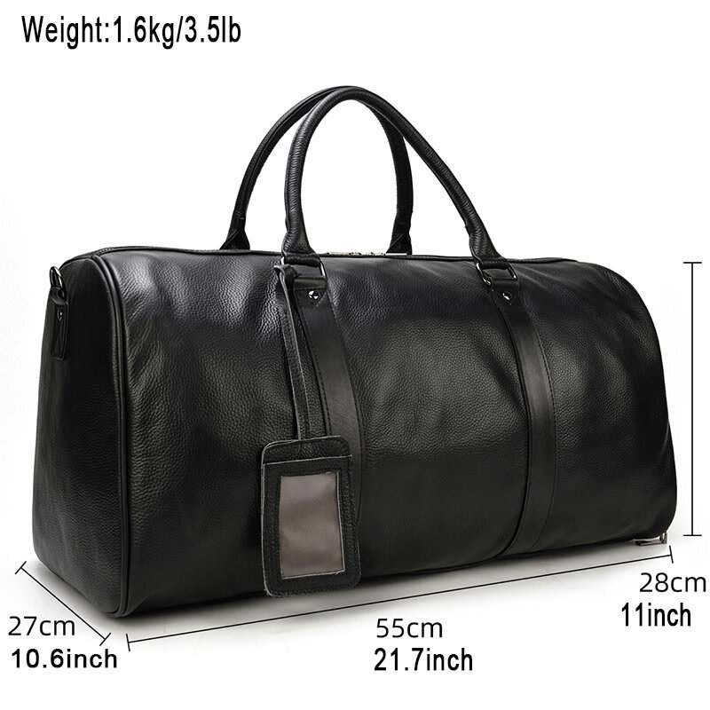 Aiden Travel Luggage Bag Genuine Leather