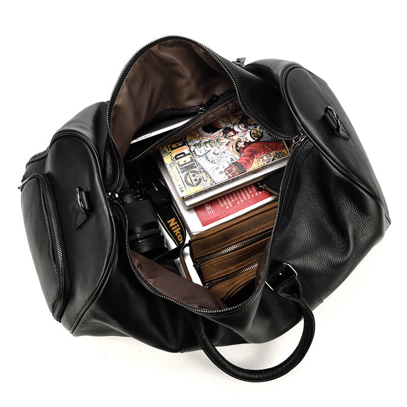 Aiden Travel Luggage Bag Genuine Leather