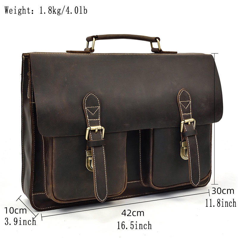 Samuel Briefcase Genuine Leather