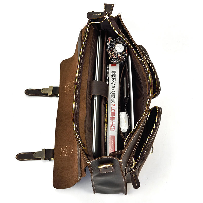 Samuel Briefcase Genuine Leather