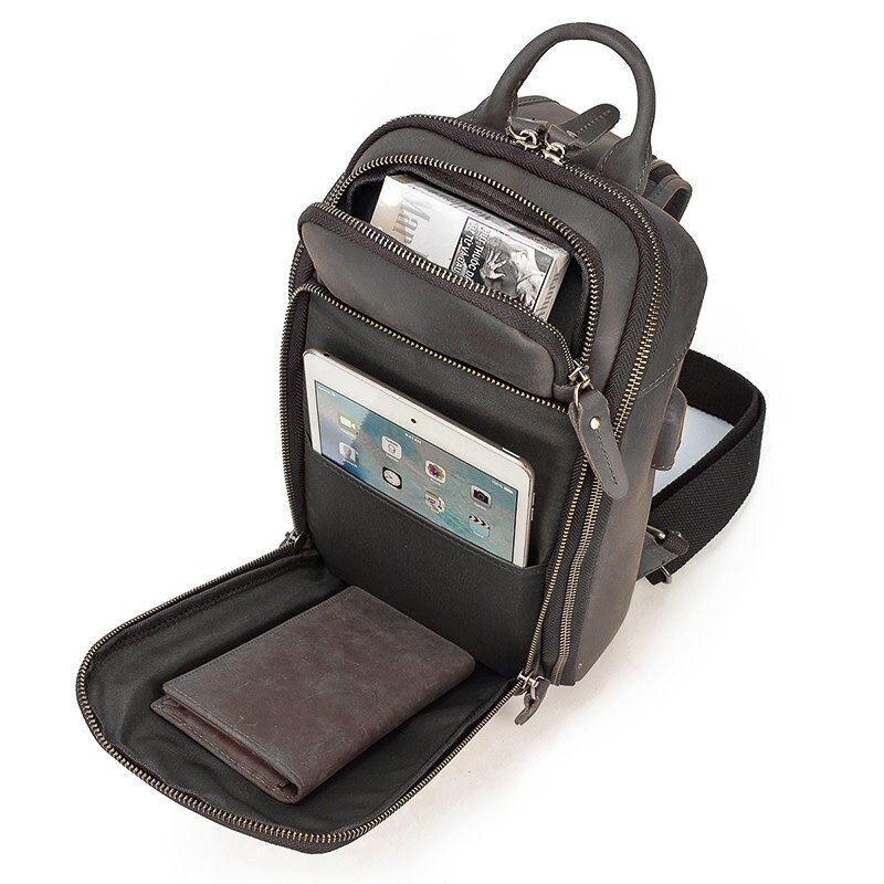 John Chest Bag Genuine Leather