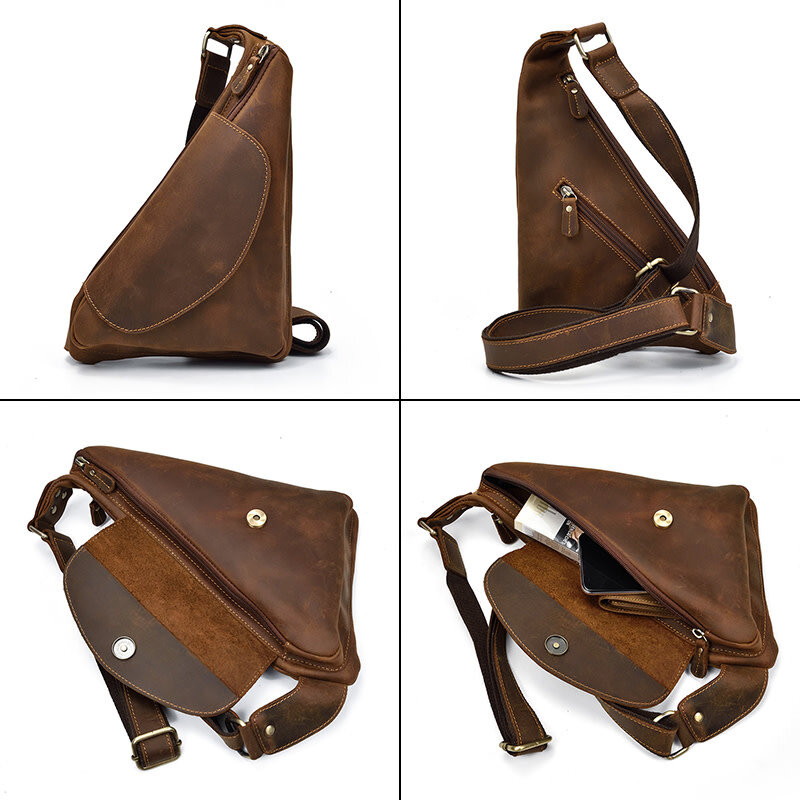 Asher Chest Bag Genuine Leather