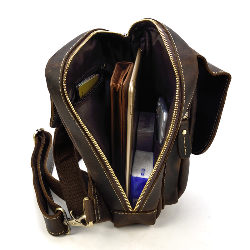 Carter Chest Bag Genuine Leather