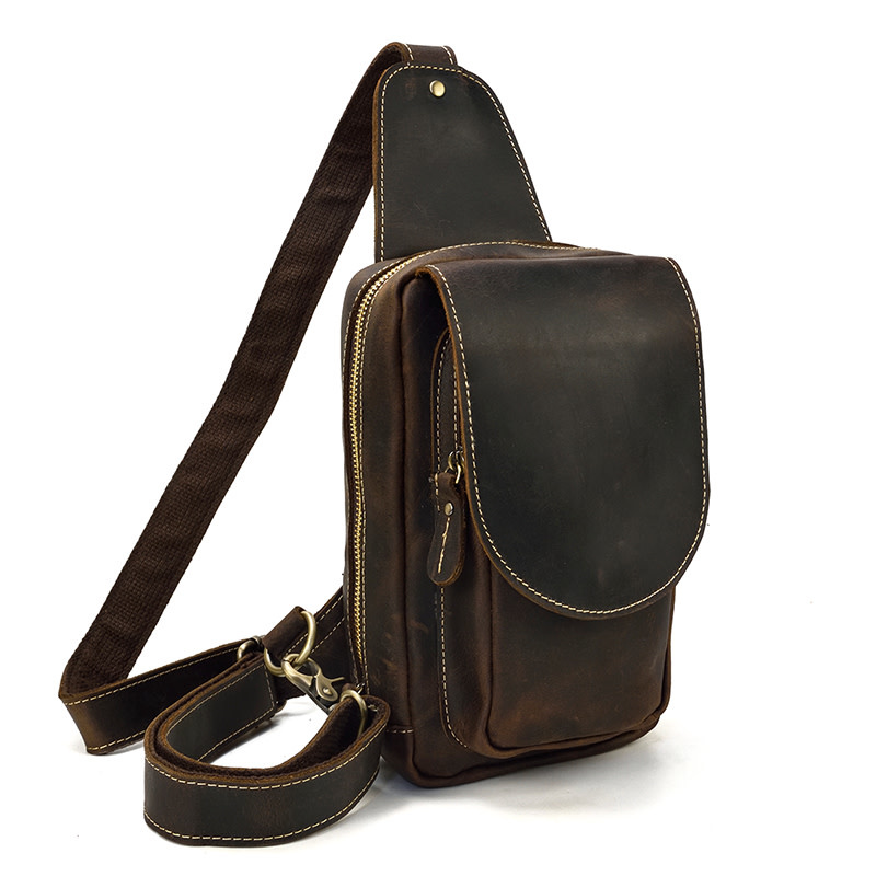 Carter Chest Bag Genuine Leather