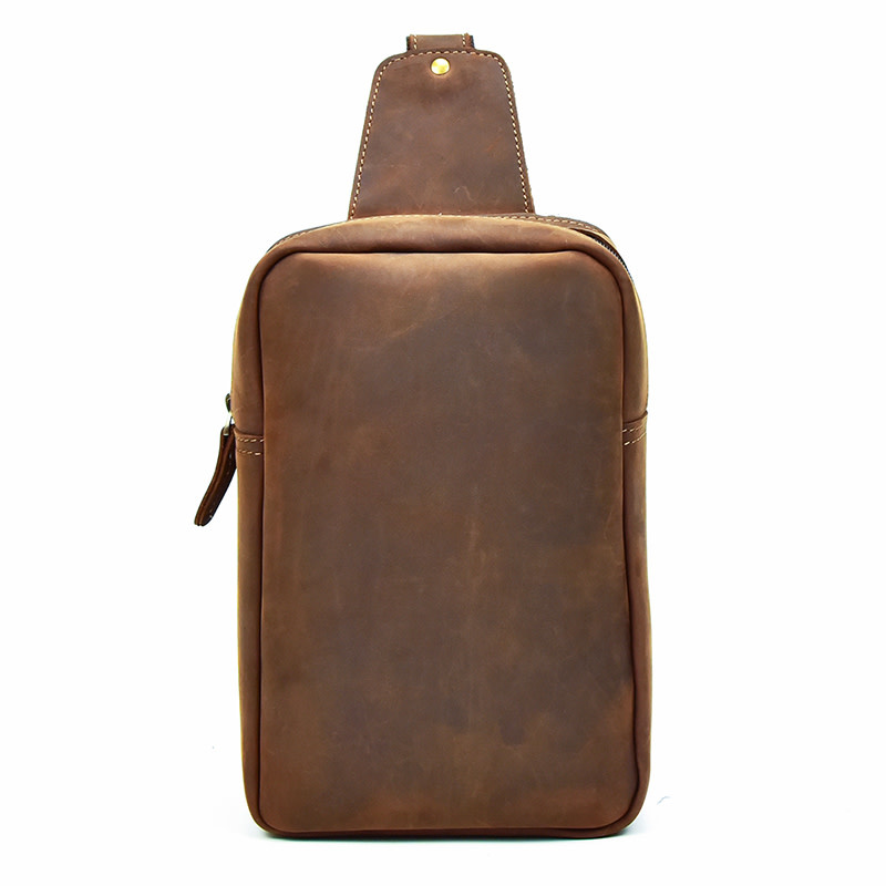 Leo Chest Bag Genuine Leather