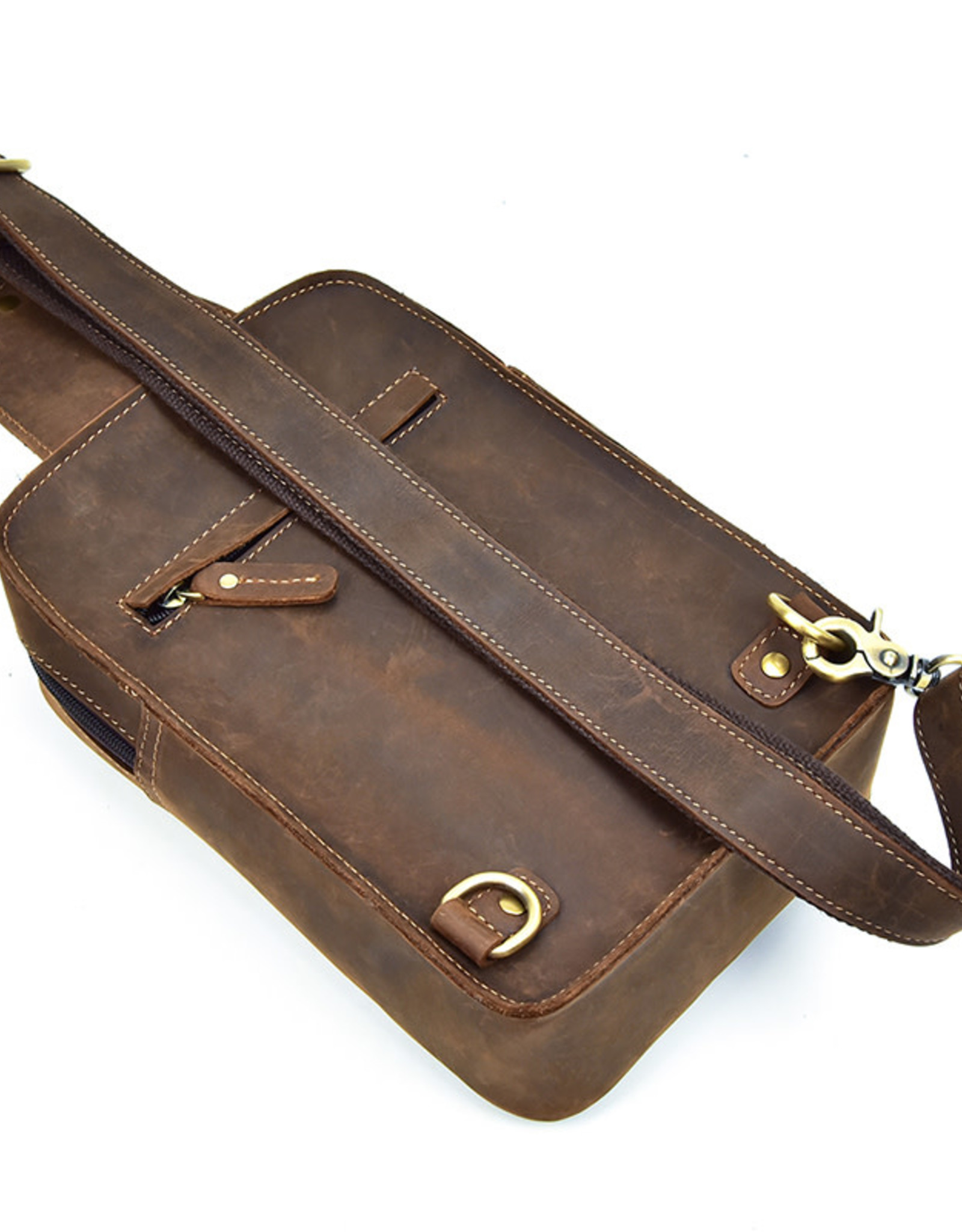 Leo Chest Bag Genuine Leather