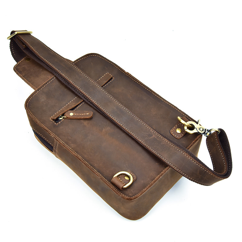 Leo Chest Bag Genuine Leather