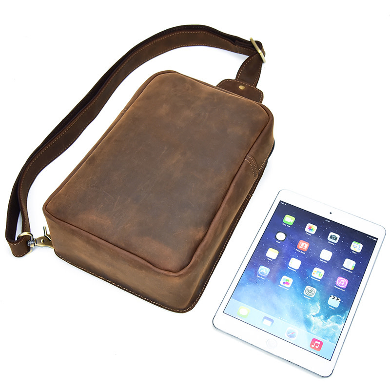 Leo Chest Bag Genuine Leather