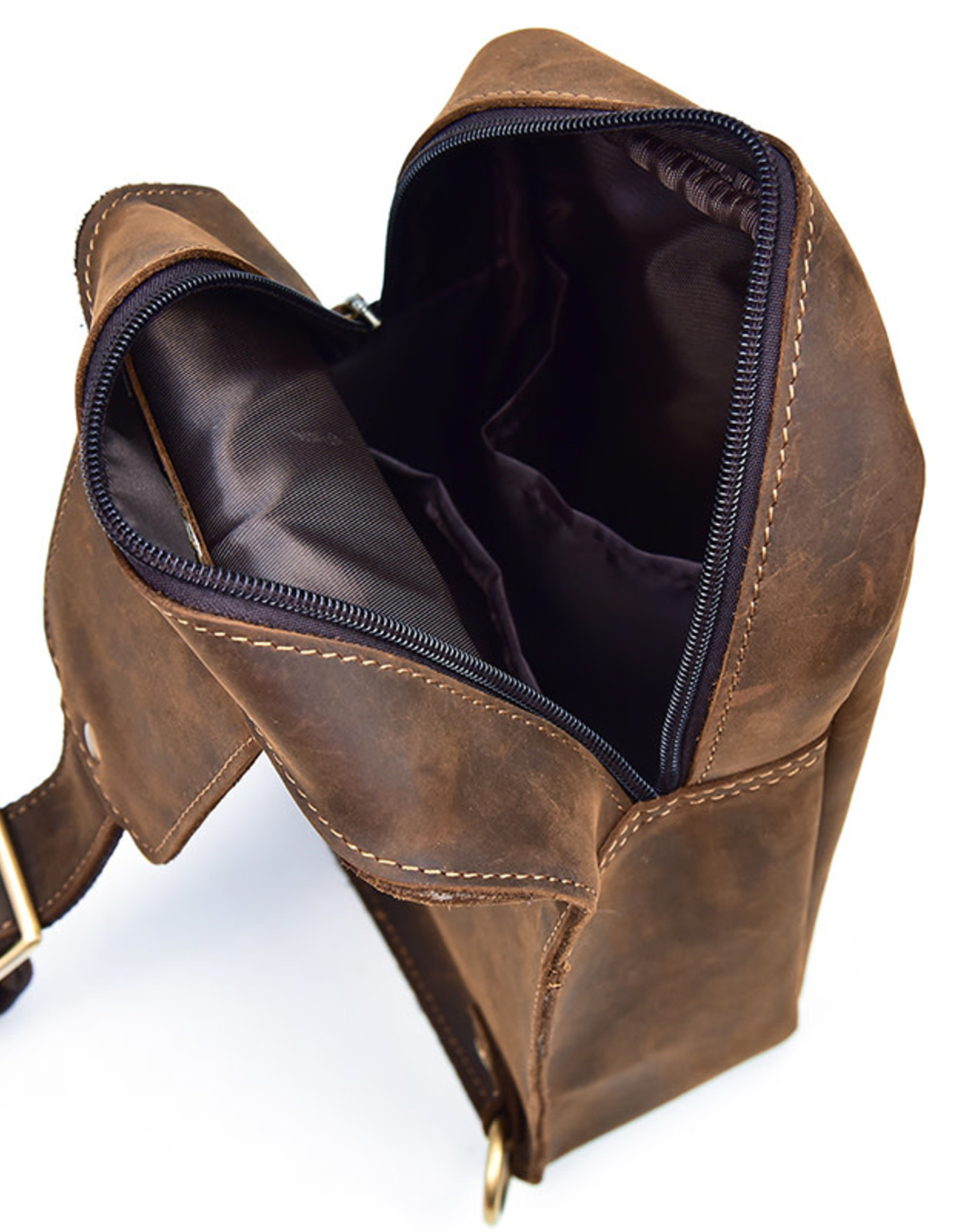 Leo Chest Bag Genuine Leather