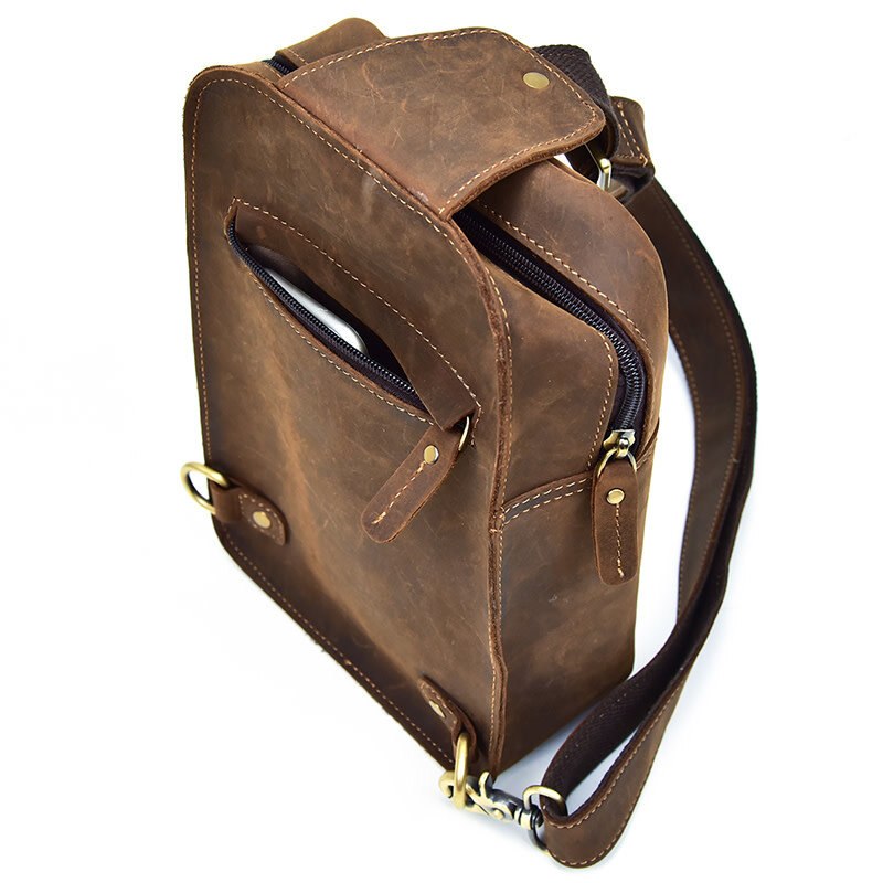 Leo Chest Bag Genuine Leather