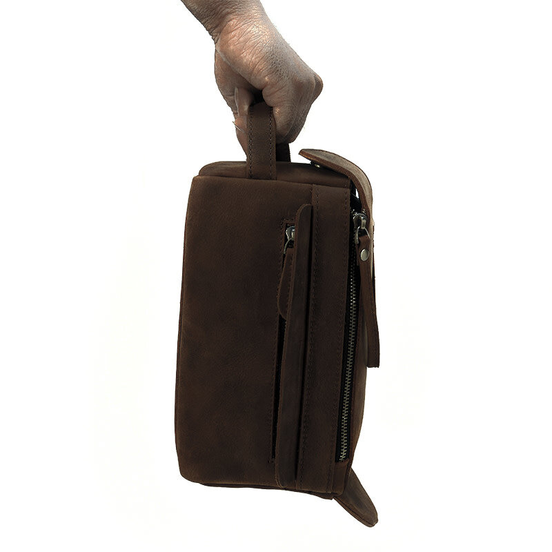 Jayden Cosmetic Toilery Bag Genuine Leather