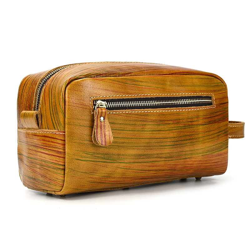 Lincoln Cosmetic Toilery Bag Genuine Leather