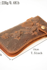 Jaxon Dragon Long Wallet Genuine Leather