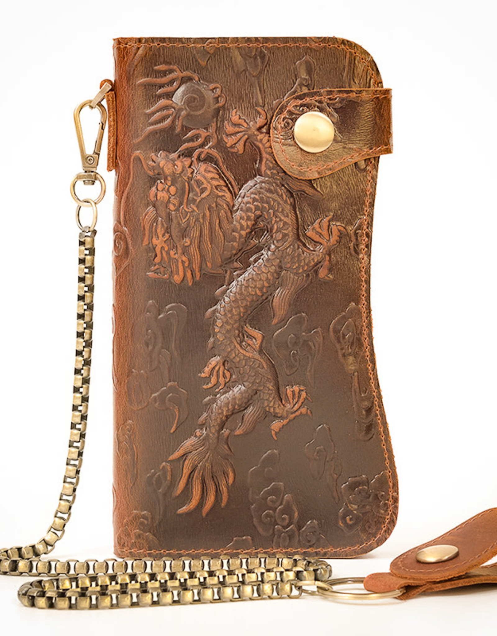 Jaxon Dragon Long Wallet Genuine Leather