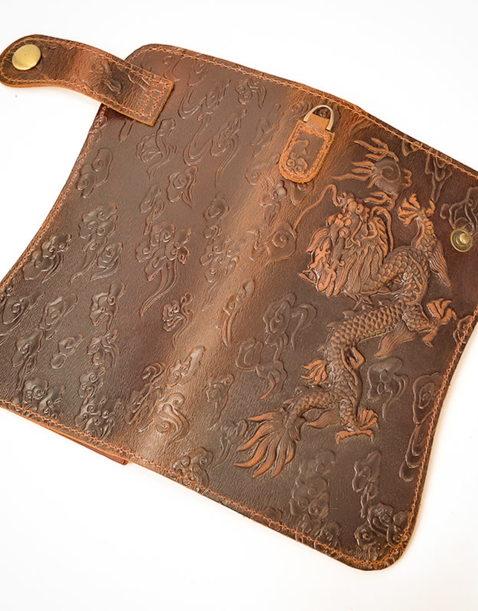 Jaxon Dragon Long Wallet Genuine Leather