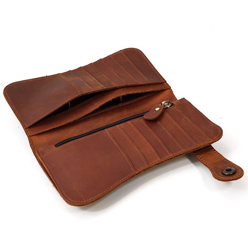 Maverick Tiger Long Wallet Genuine Leather