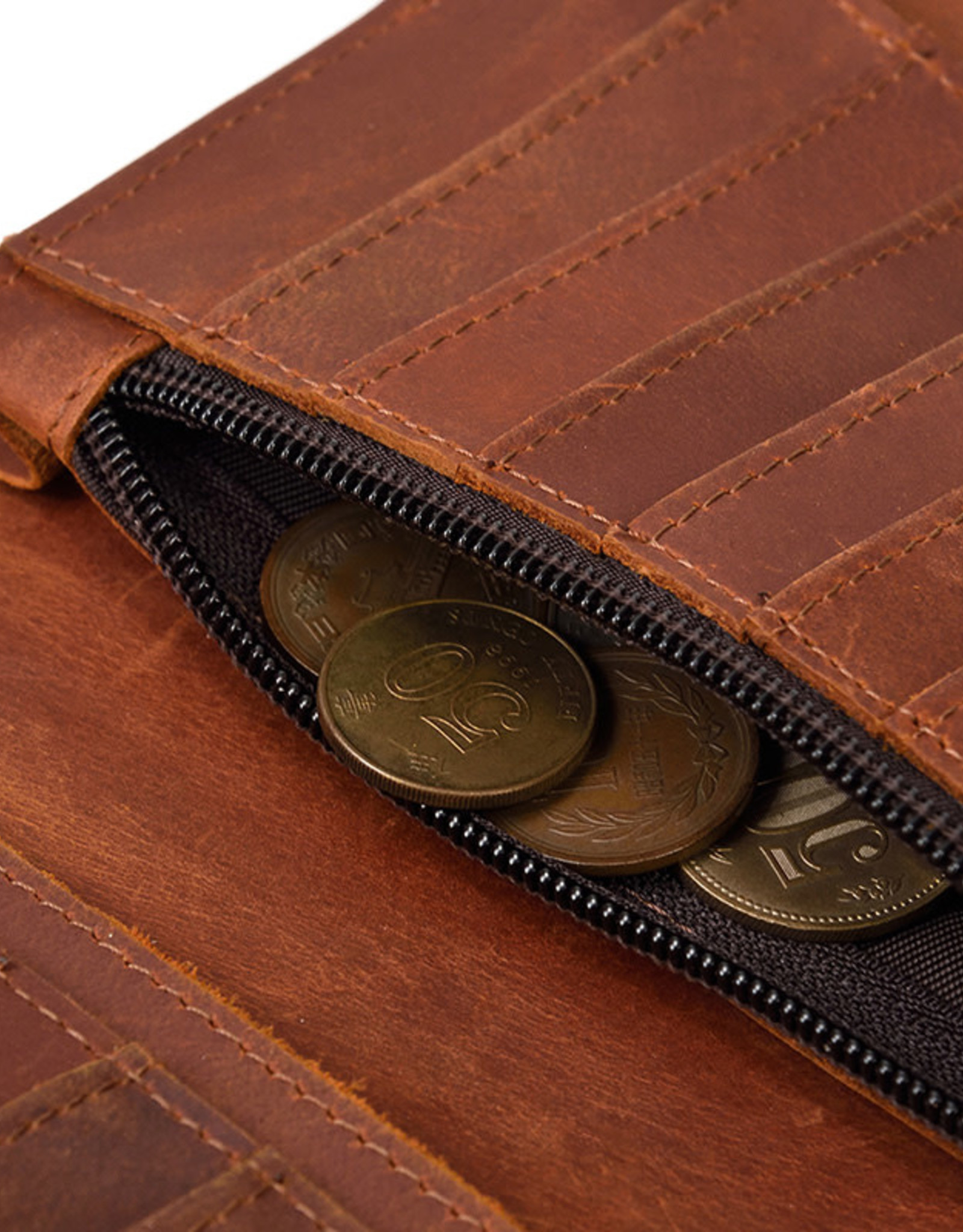 Maverick Tiger Long Wallet Genuine Leather