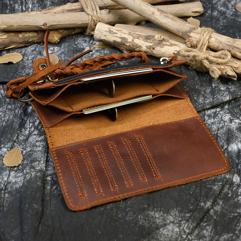 Josiah Long Wallet Genuine Leather