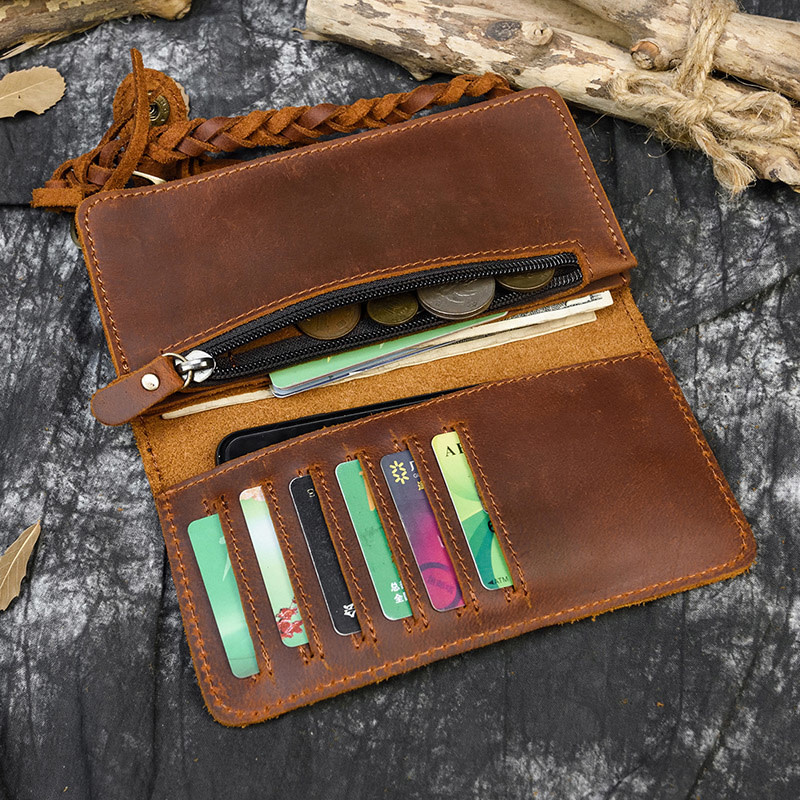 Josiah Long Wallet Genuine Leather