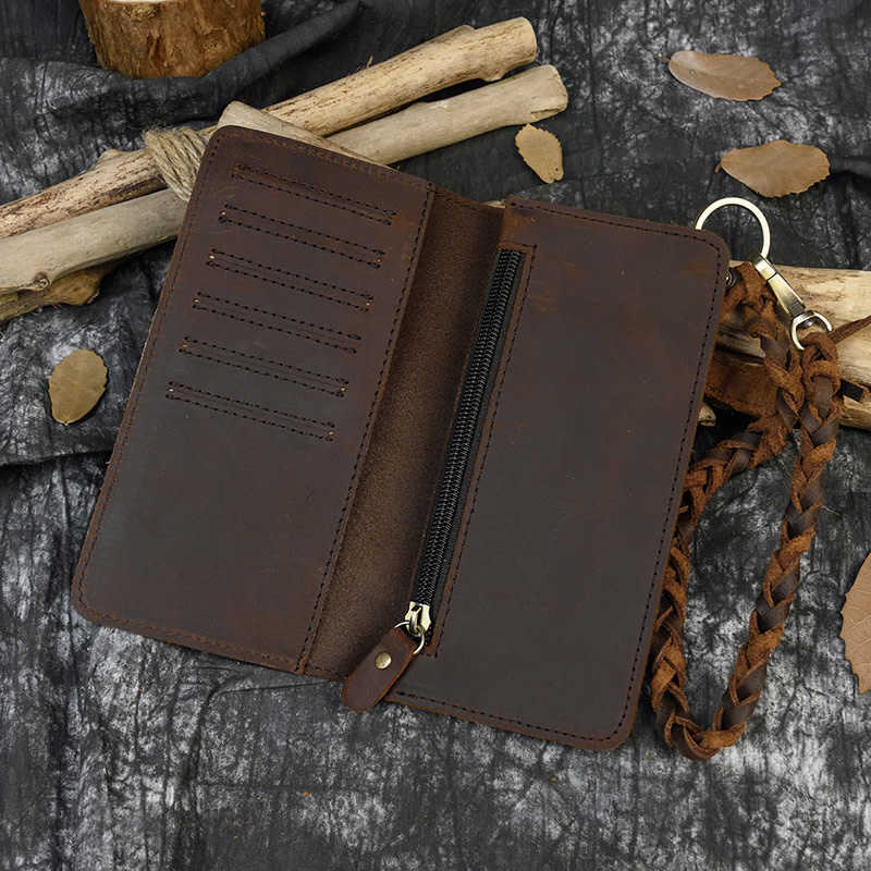 Isaiah Long Wallet Genuine Leather