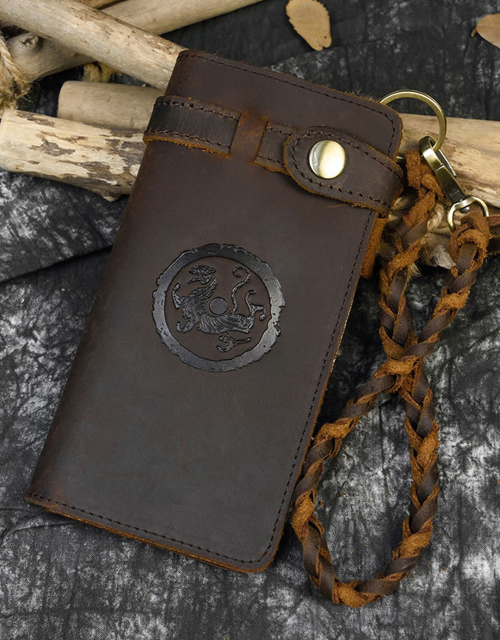 Isaiah Long Wallet Genuine Leather