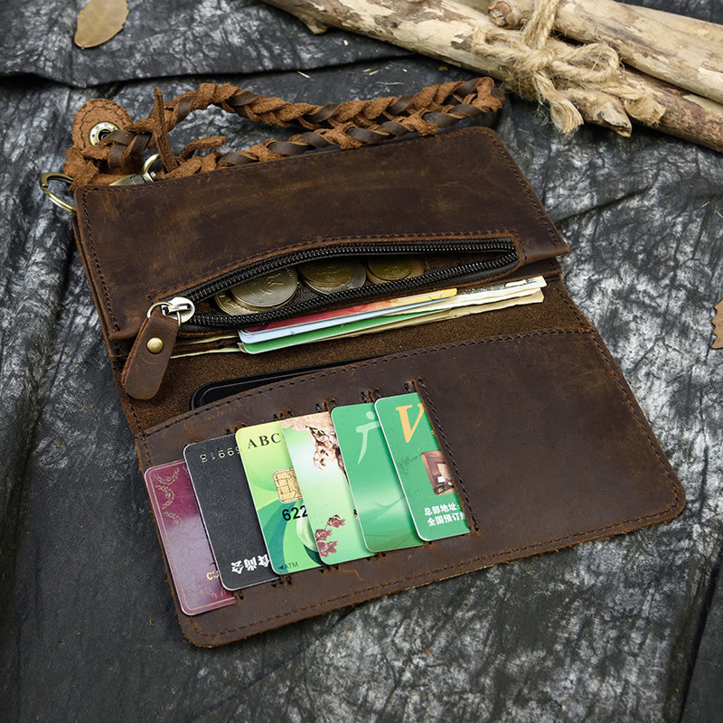 Isaiah Long Wallet Genuine Leather