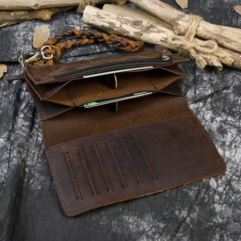 Isaiah Long Wallet Genuine Leather