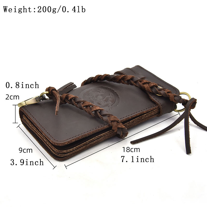 Isaiah Long Wallet Genuine Leather