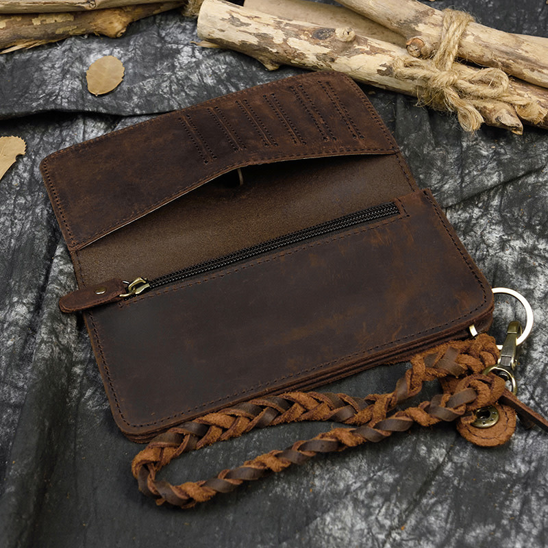 Isaiah Long Wallet Genuine Leather