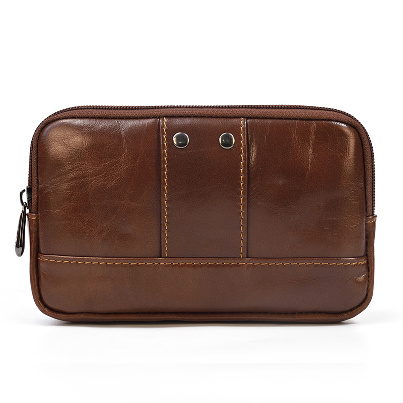 Miles Gator Print Waist Bag Genuine Leather