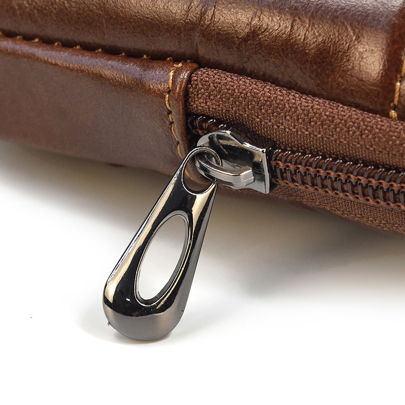 Miles Gator Print Waist Bag Genuine Leather