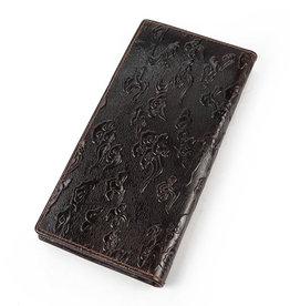 Eli Black Dragon Long Wallet Genuine Leather