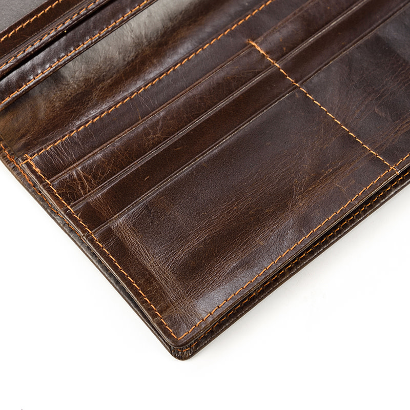 Eli Black Dragon Long Wallet Genuine Leather