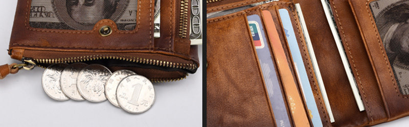 Aaron Wallet Genuine Leather
