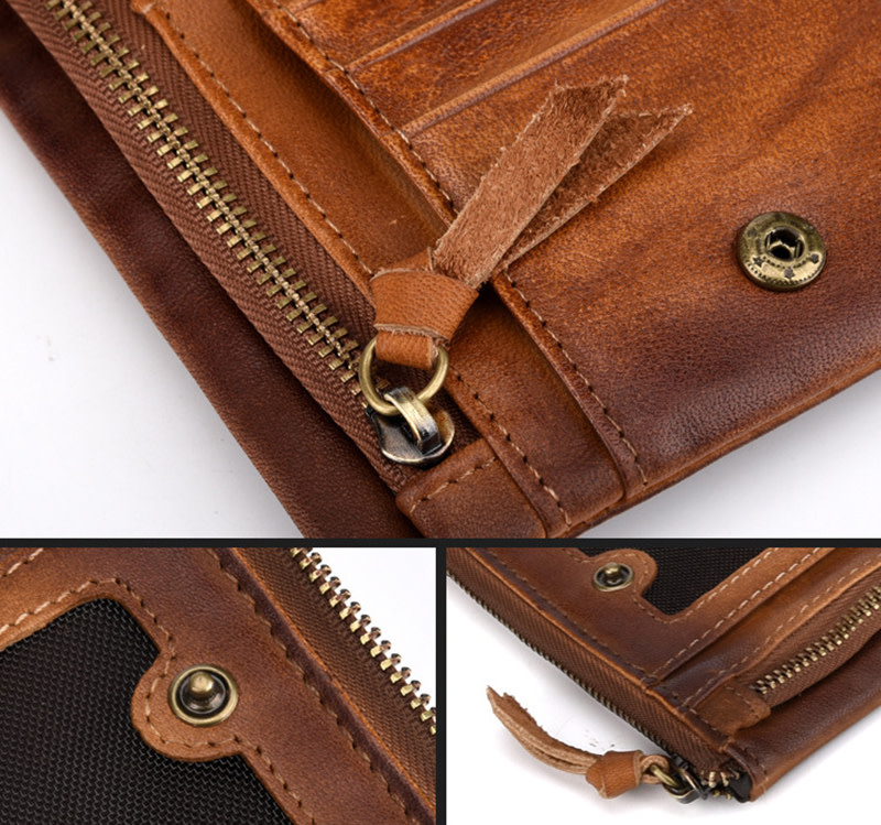 Aaron Wallet Genuine Leather