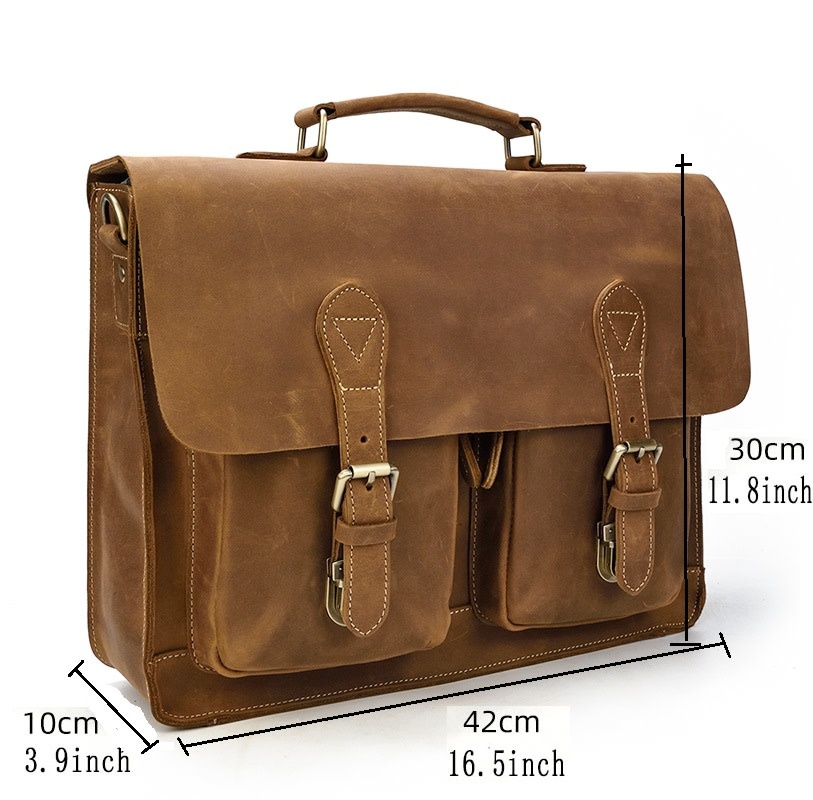Cameron Briefcase Genuine Leather
