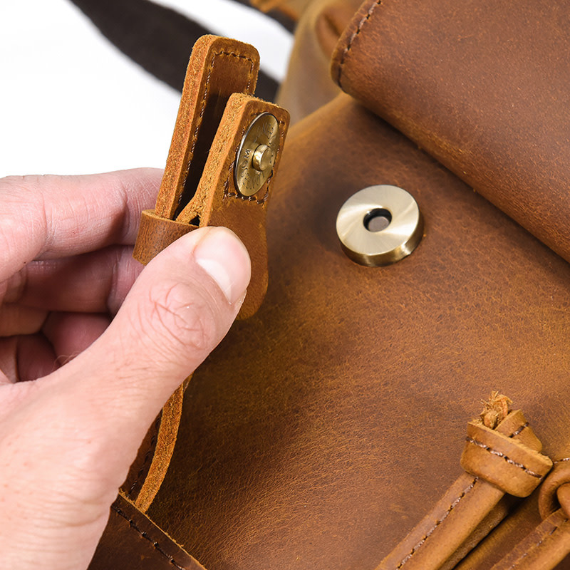 Christian Backpack Genuine Leather